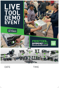 English - 2024 Festool Experience Poster - 57000410